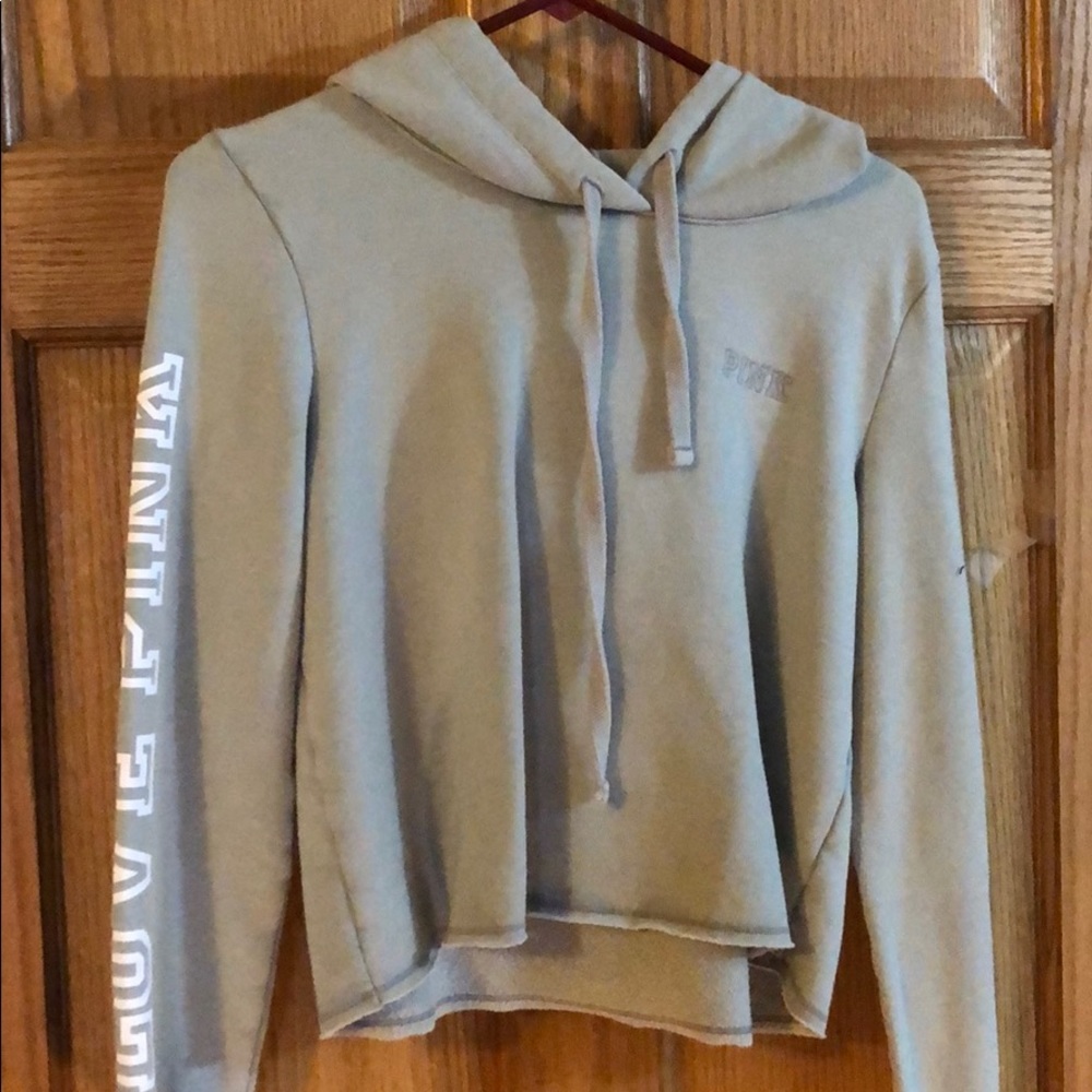 Pink Crop Sweatshirt